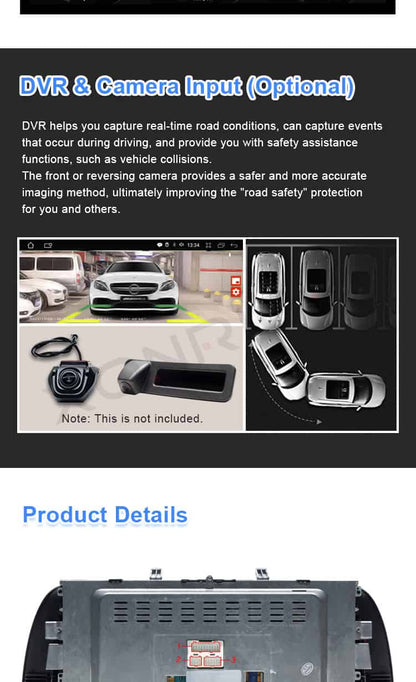 12.5'' Android 13 Navigation for BMW 5 F10 F11 F18 (2011-2012) CIC  Carplay Android auto