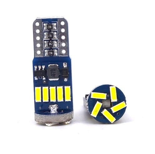 T10 15led 4014 SMD LED No OBC Error 194 168 W5W T10 15 smd canbus non polarity LED
