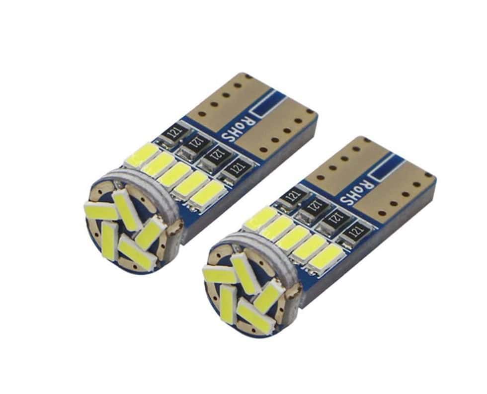 T10 15led 4014 SMD LED No OBC Error 194 168 W5W T10 15 smd canbus non polarity LED