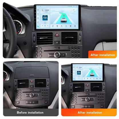 Android 14 Multimedia Head Unit for Mercedes-Benz C-Class W204 (2007–2011)