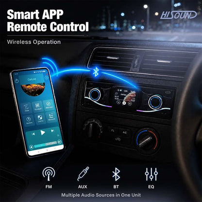 Modern 1 Din MP3 Universal Touchscreen Upgrade