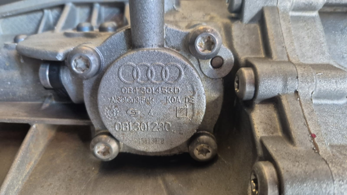Audi A4 B8 1.8 TFSI Gearbox – Code Must Be Verified