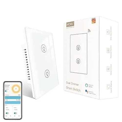 Smart Home Lighting Switch - Tuya App Controlled - 2 button