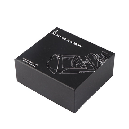 Headlight LED Globes H4 with Projector Lens - Set of 2