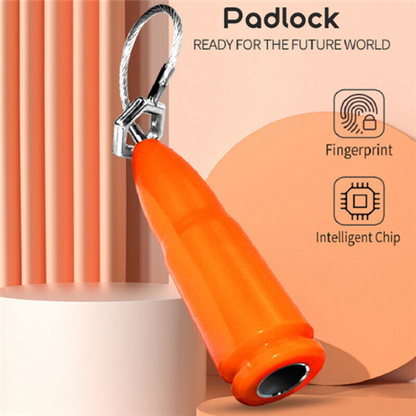 Anti-theft Smart Mini Fingerprint Padlock - T01 (Green)