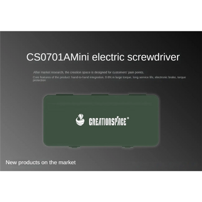 Creation Space Rechargeable Mini Electric Screwdriver - CS0802A