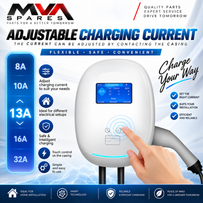 Home EV Charger Wall-Mounted 7kW– Single Phase