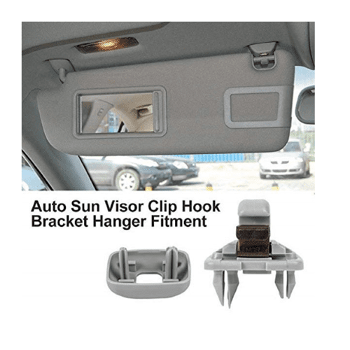 Sun Visor Holder Fix Bracket Clip for Audi Vehicles - A1, A3, A4, A5, Q3 &amp; Q5 - Black