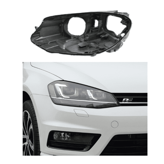 Golf 7 Headlight Back Cover Housing Replacement (2014-2017) Left - 5G2941752ADDK