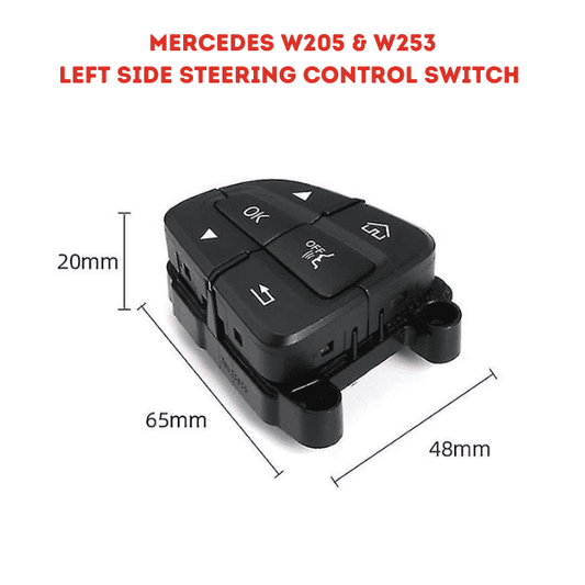 Mercedes W205 &amp; W253 Steering Wheel Switch Control Button (Left Side) - 0999050300