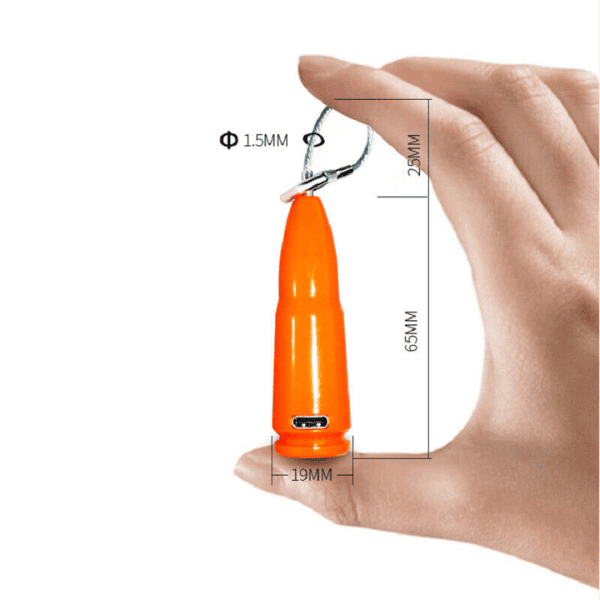 Anti-theft Smart Mini Fingerprint Padlock - T01 (Orange)