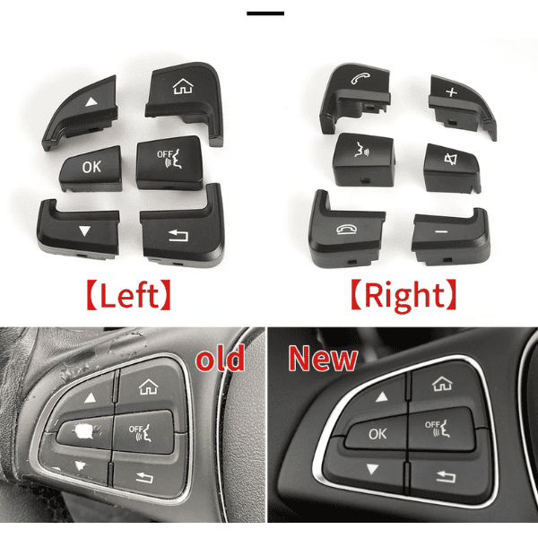 Mercedes W205 &amp; W253 Steering Wheel Switch Control Button (Left Side) - 0999050300