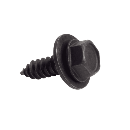 Hexagon head self tapping screw with washer black (M5 X 17) UNIVERSAL