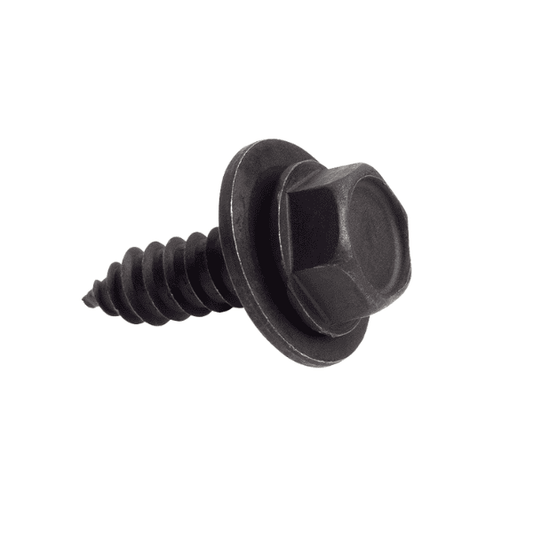 Hexagon head self tapping screw with washer black (M5 X 17) UNIVERSAL