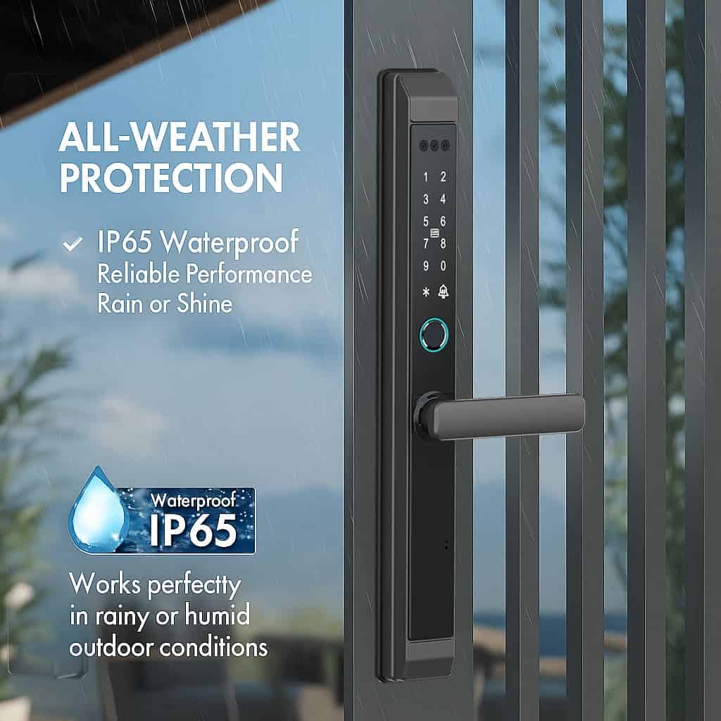 Alliminium Door Lock Tuya Upgraded 2025