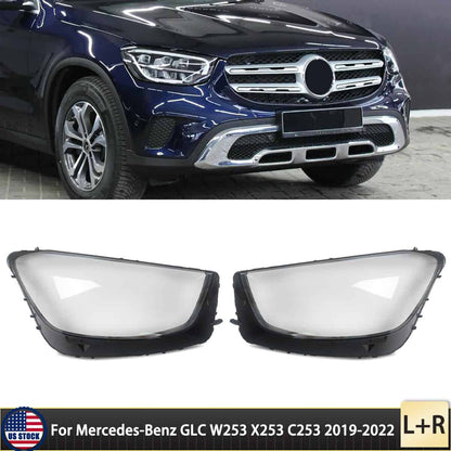 Mercedes Benz GLC W253 19-22 Headlight Replacement Lens A2539068201DDZ - Left side