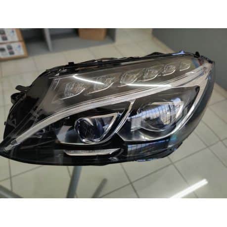 Mercedes Headlight C-Class W205 Led Bi Xenon AFS - Right Side A2058203061